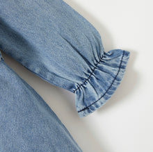 Load image into Gallery viewer, Gabrielle Distressed Denim Dress