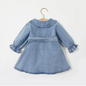 Gabrielle Distressed Denim Dress