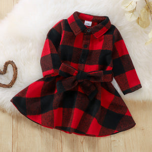 Ava Plaid Dress